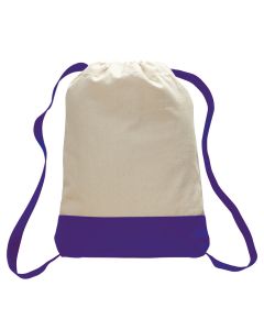 Q125700 - Q-Tees Canvas Sport Backpack