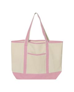 Q1500 - Q-Tees Large Canvas Deluxe Tote